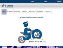 Tablet Screenshot of centinelaseguridad.com.ar